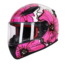 Load Image into Gallery Viewer, LS2 FF353 Rapid Pink Poppies Helmet - Sexi Biker
