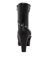 Load Image into Gallery Viewer, Motorcycle Heeled Boot with Studs - Sexi Biker