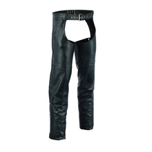 Load Image into Gallery Viewer, Leather Motorcycle Chaps w/Jean Style Pockets - Sexi Biker