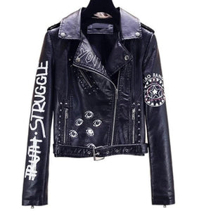 Struggle Leather Moto Jacket - Sexi Biker