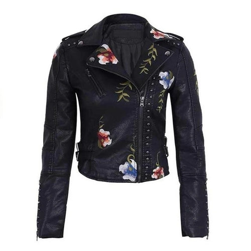 Sleek Knight Leather Moto Jacket - Sexi Biker