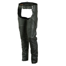 Load Image into Gallery Viewer, Double Deep Pockets Leather Motorcycle Chaps - Sexi Biker