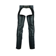 Load Image into Gallery Viewer, Leather Motorcycle Chaps w/Jean Style Pockets - Sexi Biker