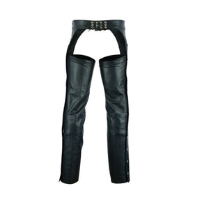 Leather Motorcycle Chaps w/Jean Style Pockets - Sexi Biker