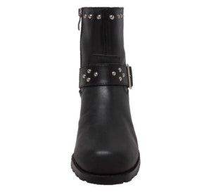 High Heeled Buckle Biker Boot - Sexi Biker