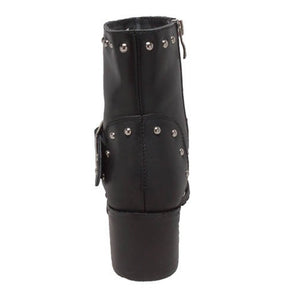 High Heeled Buckle Biker Boot - Sexi Biker