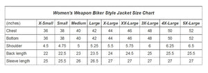 Women's Weapon Biker Style Jacket - Sexi Biker