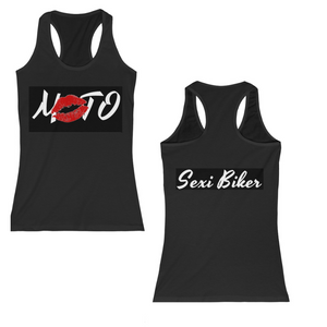 MOTO Black Tank Top - Sexi Biker