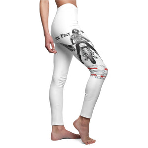 LIVE FAST RIDE FREE Leggings - Sexi Biker