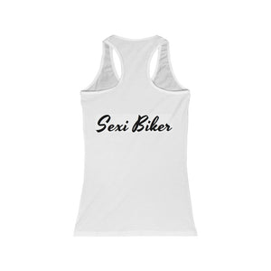 MOTO White Tank Top - Sexi Biker