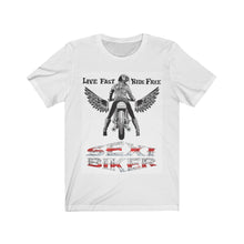 Load Image into Gallery Viewer, LIVE FAST RIDE FREE T-Shirt - Sexi Biker