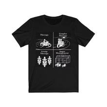 Load Image into Gallery Viewer, THERAPY FOUR WAYS T-shirt - Sexi Biker