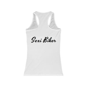 RIDE White Tank Top - Sexi Biker