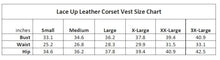 Load Image into Gallery Viewer, Lace Up Leather Corset Vest - Sexi Biker